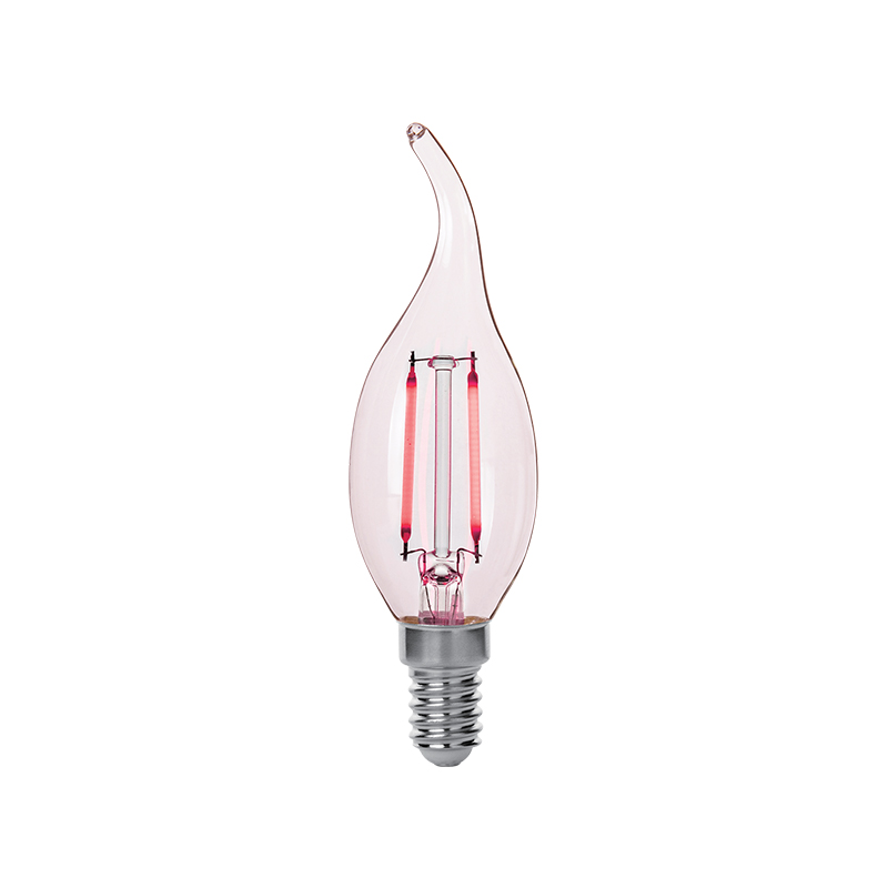 Bec cu filament LED (lumină de culoare)
